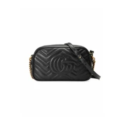 Sale GG Marmont Small Matelassé Shoulder Taske Dame Skuldertasker