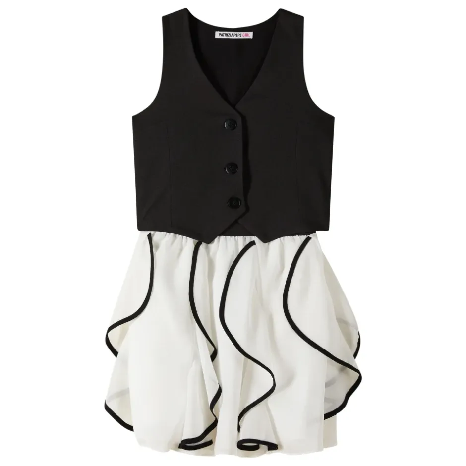 Outlet Gilet og Kjole med Voluminøs Nederdel Børn Kjoler & Nederdele