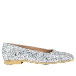 Sale Glitter Ballerina - Lys Dame Ballerina Sko