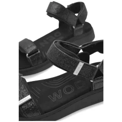 Discount Glitter Line Sandal Moderne Komfort Dame Sandaler