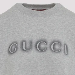 Bomulds Sweatshirt med Logo Print Dame Sweatshirts
