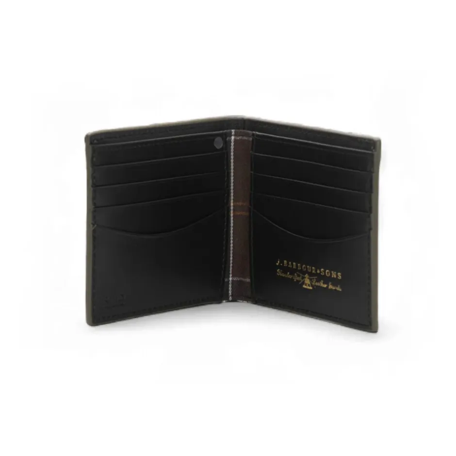 Online Grain Leather Billfold Wallet Punge & Kortholder