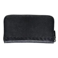 Best Grainy Leather Zip-Around Wallet Punge & Kortholder