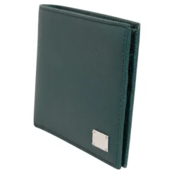 Clearance læder DG-logo Bifold tegnebog Punge & Kortholder
