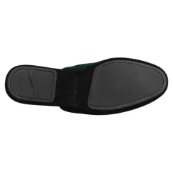 Velvet Cross Embellished Slippers Hjemmesko