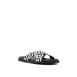 GRÆSK PRINT SLIDE SANDALER Sandaler