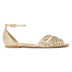 d flade sandaler med indbygget hæl Dame Sandaler
