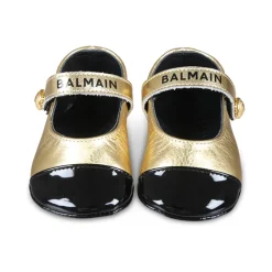 Clearance d Læder Ballet Flats med Strop Børn Ballerinasko
