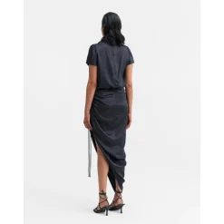 New Haley satin kjole Dame Kjoler