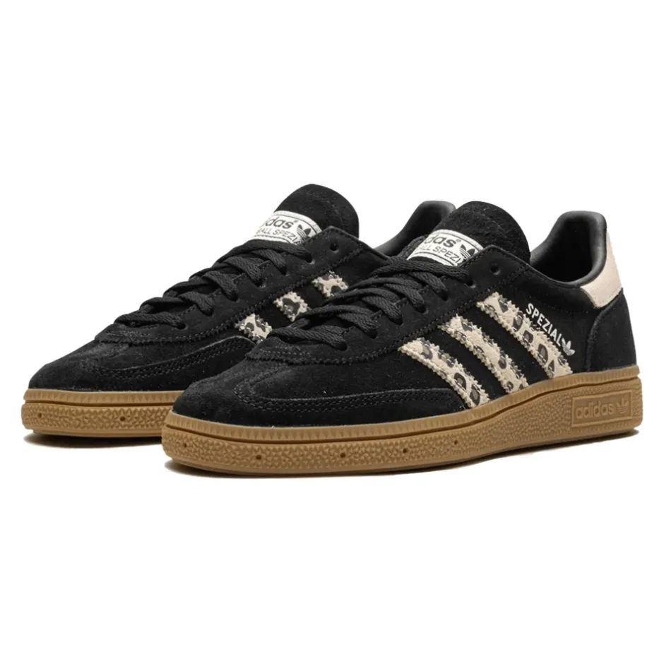 Clearance Handball Spezial Black Wonder Leopard Sneakers