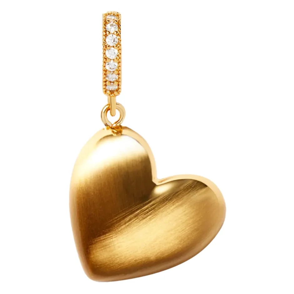 Best Hazed Heart Vedhæng Med Pavé-forbindelse Dame Smykker