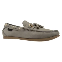 Online Herre Slip-On Loafers Frynset Læder Sejlersko