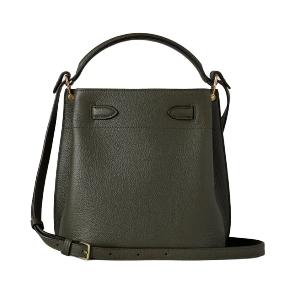 Online HH9390-205Q749 Lille Klassisk Grain Bucket Bag Dame Håndtasker