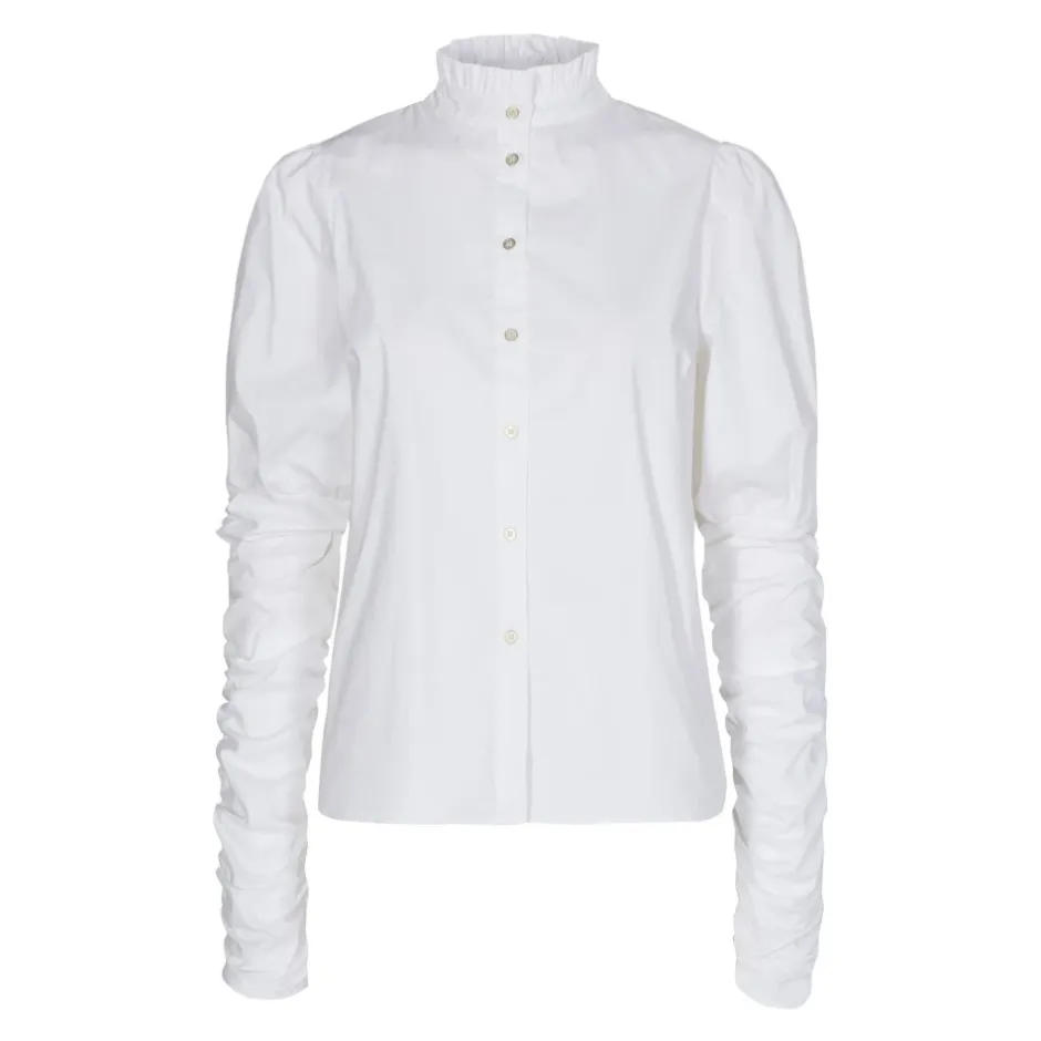 Best Puff Skjorte med Elegante Detaljer Dame Bluser & Skjorter