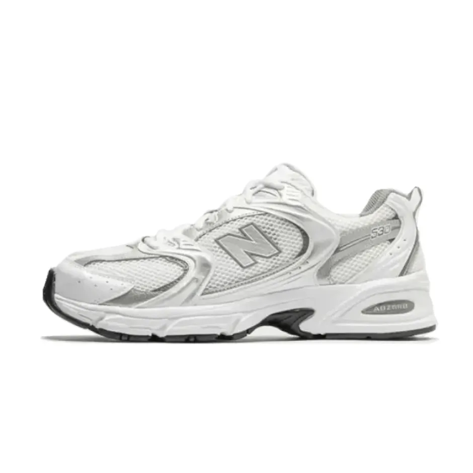 Sale Sølv Metallic Retro Sneakers Sneakers