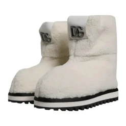 Clearance e Shearling Mid Calf Støvler Vinterstøvler