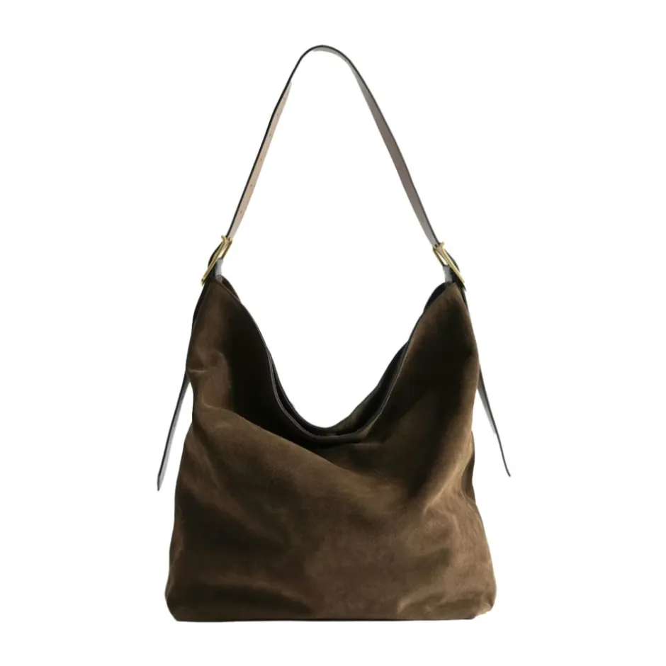 Sale Jane Hobo XL Ruskindstaske Dame Skuldertasker