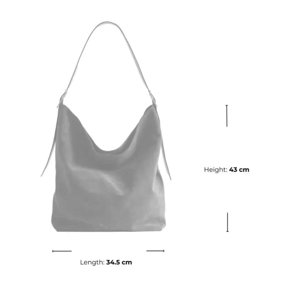 Sale Jane Hobo XL Ruskindstaske Dame Skuldertasker
