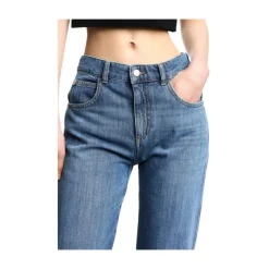 Best J9D Mid-Rise Jeans med Udvidet Kant Dame Jeans
