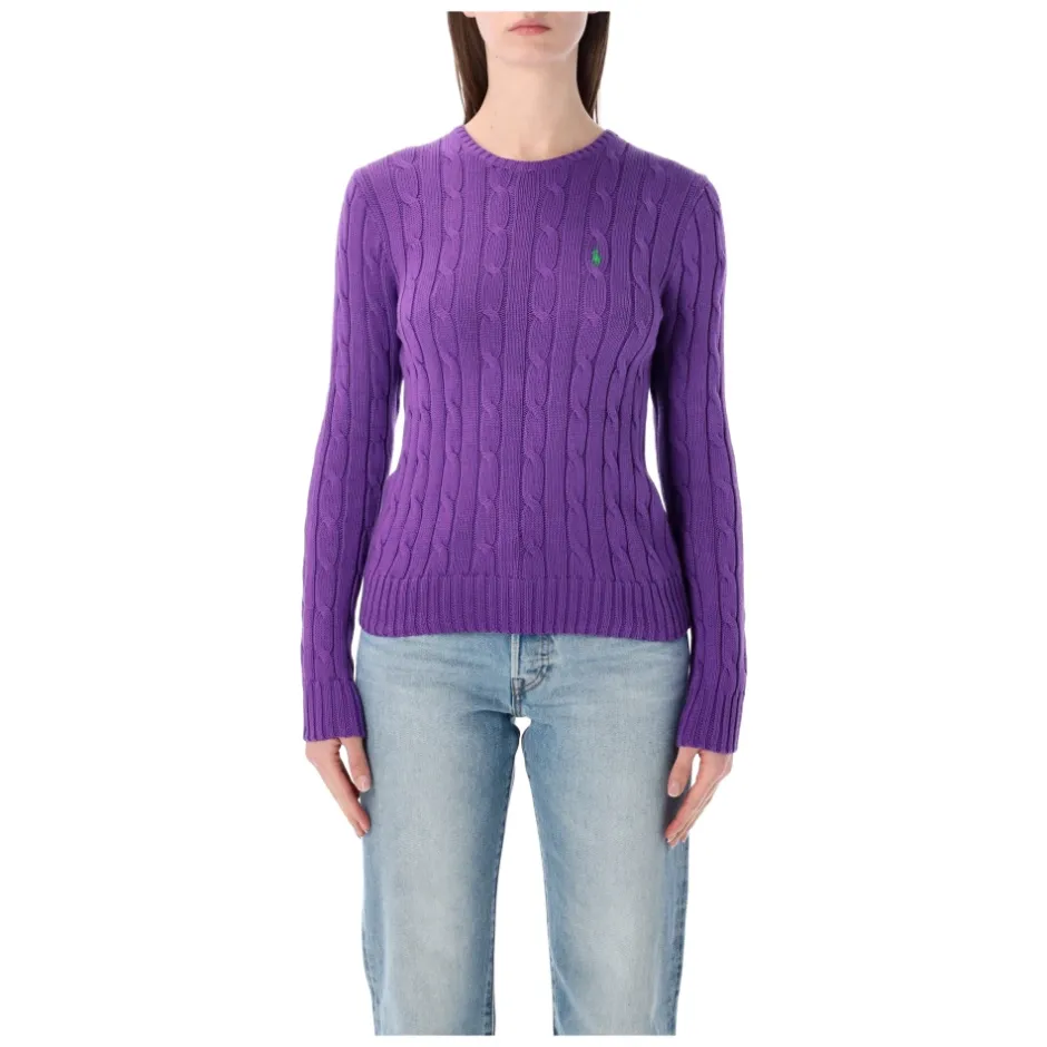 Hot Julianna Kabelstrikket Sweater Dame Striktrøjer & Sweatere