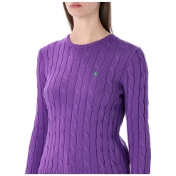 Hot Julianna Kabelstrikket Sweater Dame Striktrøjer & Sweatere