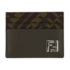 Online Khaki Green FF Squared Kortholder Punge & Kortholder