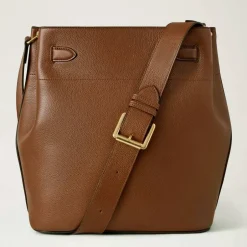 Klassisk Bucket Taske med Postman's Lock Dame Skuldertasker
