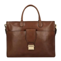 Sale Klassisk Læder Messenger Taske Unisex Dame Laptop Tasker