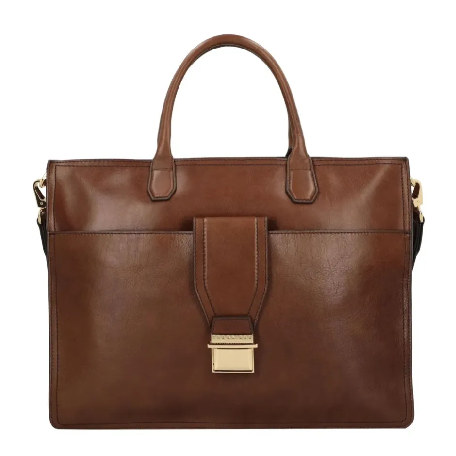 Sale Klassisk Læder Messenger Taske Unisex Dame Laptop Tasker