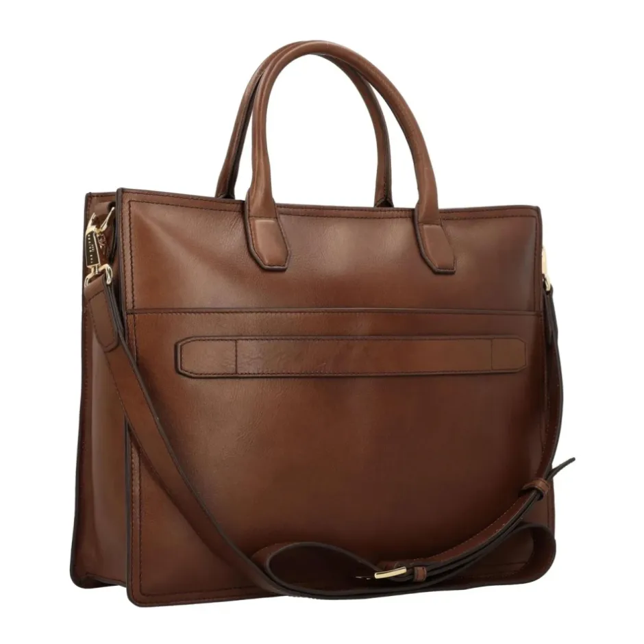 Sale Klassisk Læder Messenger Taske Unisex Dame Laptop Tasker