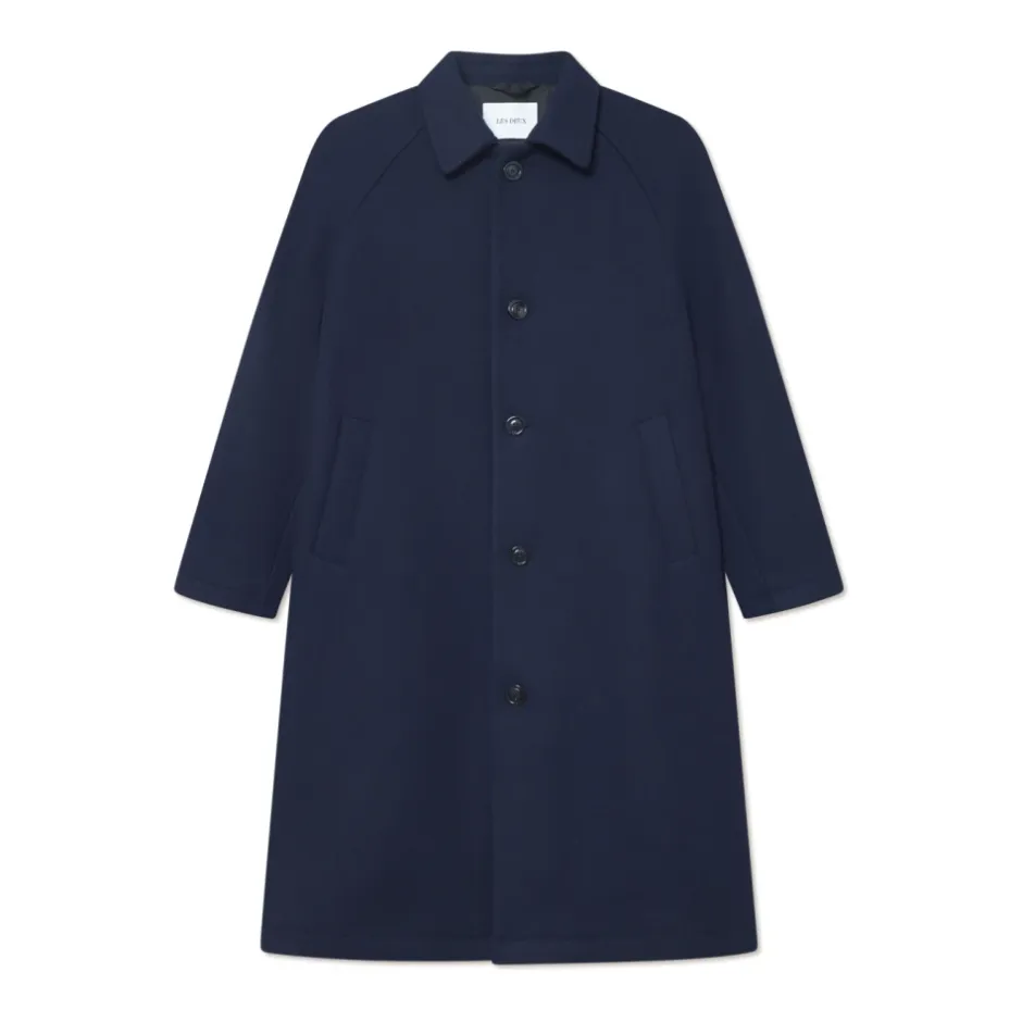 Best Klassisk Uldfrakke Navy Frakker