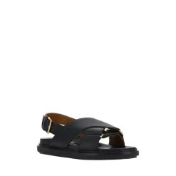 New Krydsede lædersandaler Dame Sandaler