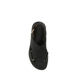 New Krydsede lædersandaler Dame Sandaler