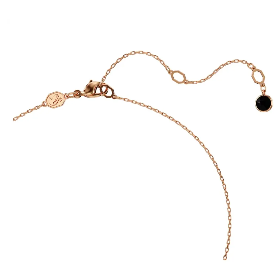 Best Kvinders Vedhæng Svane Sort Rosaguld Legering Lag SWAN 5678045 Dame Smykker