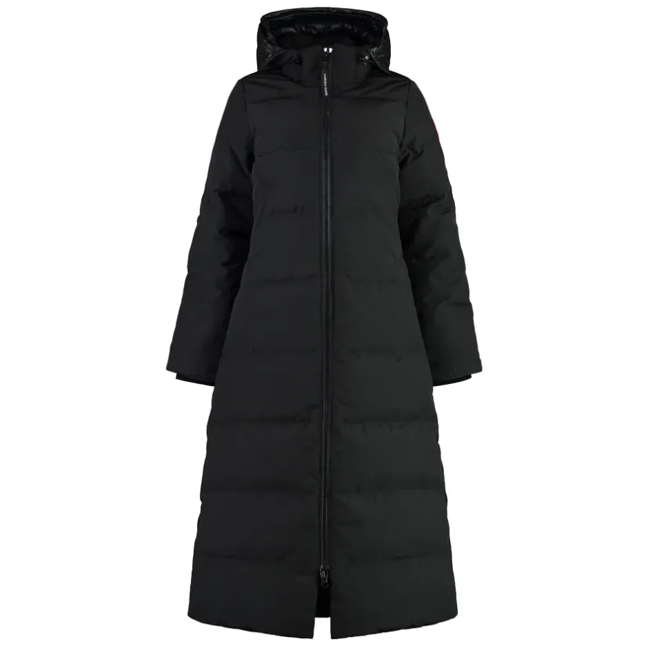 Hot Lang Quiltet Parka Dame Frakker