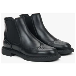 New Lave Chelsea-støvler til kvinder i italiensk læder Dame Chelsea Boots