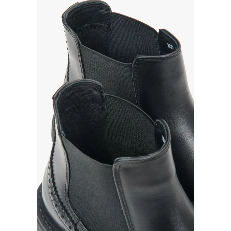 New Lave Chelsea-støvler til kvinder i italiensk læder Dame Chelsea Boots