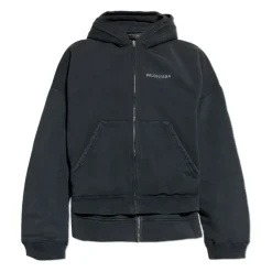 Clearance Layered Zip-Up Hoodie Trøjer