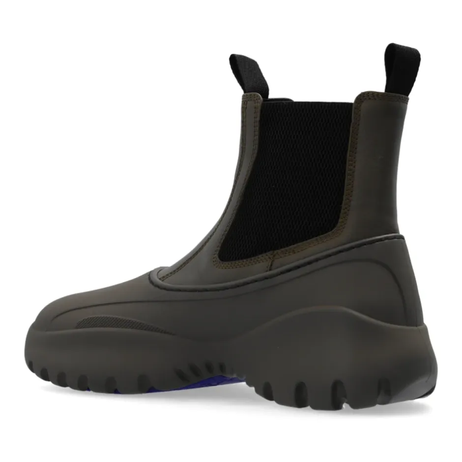 Clearance Læder Ankelstøvler Chelsea Boots