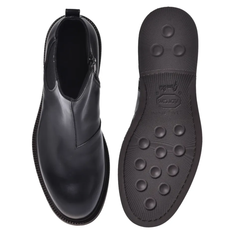 Discount Læder Ankelstøvler Chelsea Boots