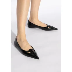Clearance Læder Ballerinaer Dame Ballerina Sko