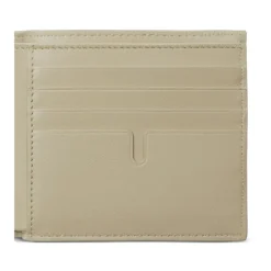 Sale Læder Bifold Pung med Logo Plaque Punge & Kortholder