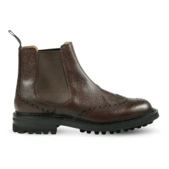 Hot Læder Chelsea Brogue Støvler Chelsea Boots