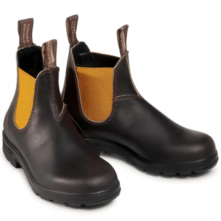 Sale Læder Chelsea Støvler med Skridsikker Sål Chelsea Boots