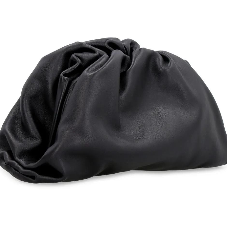 Sale Læder Clutch med Snap Lukning Dame Clutch