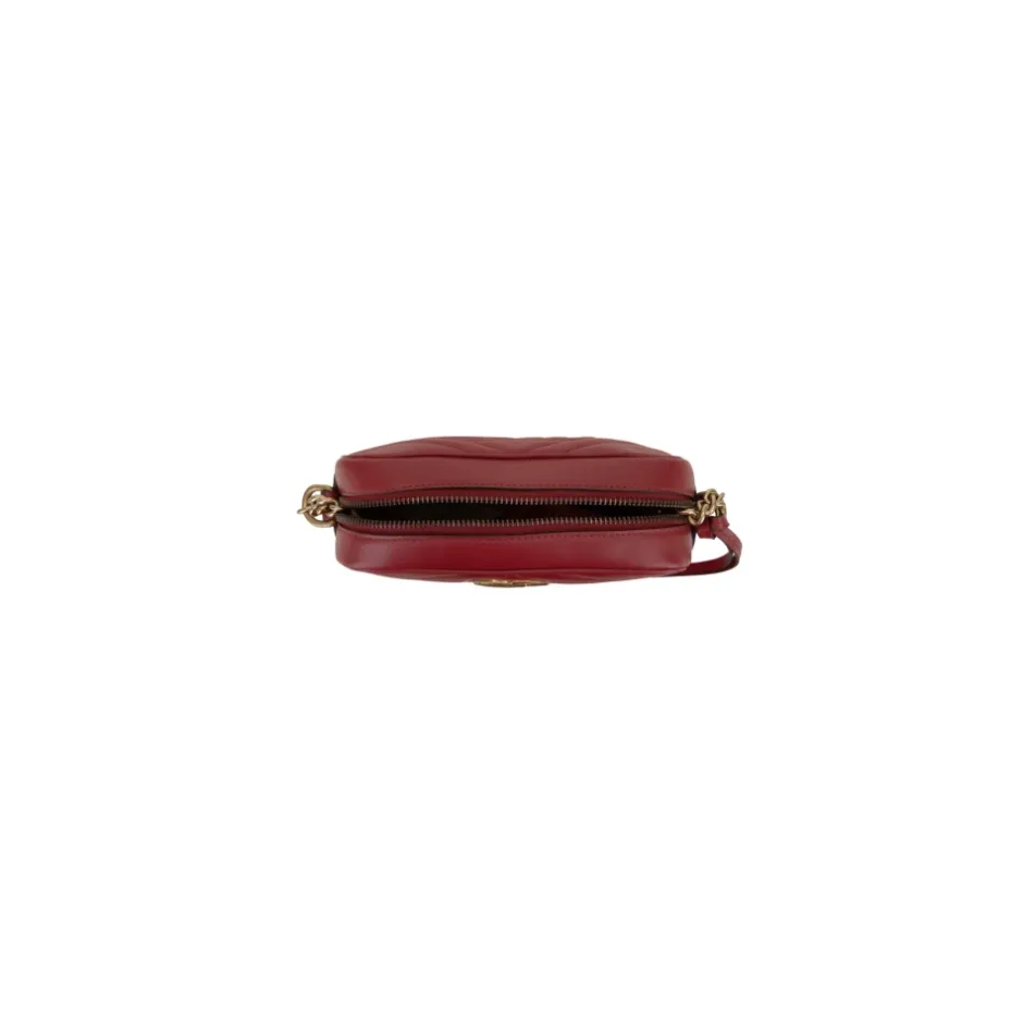 Best Læder Crossbody Taske med Logo Hardware Dame Skuldertasker