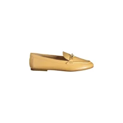 Outlet Læder Loafers Kædedetalje Dame Loafers