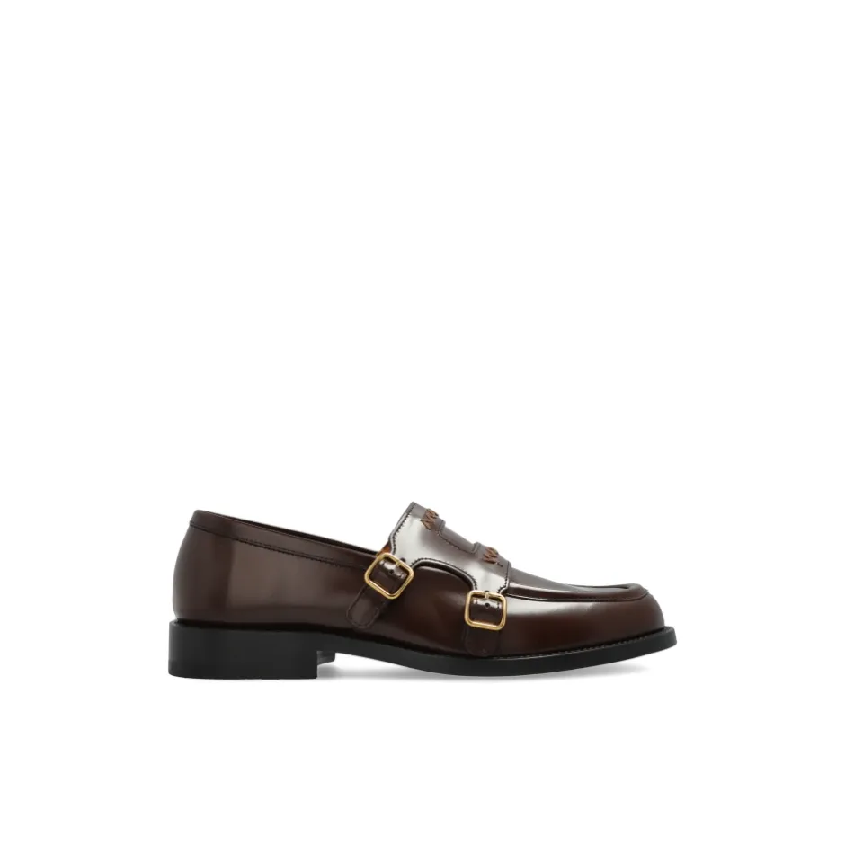 New Læder loafers sko Dame Loafers