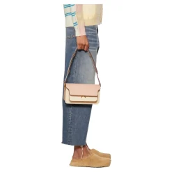New Læder Trunk Taske Dame Skuldertasker
