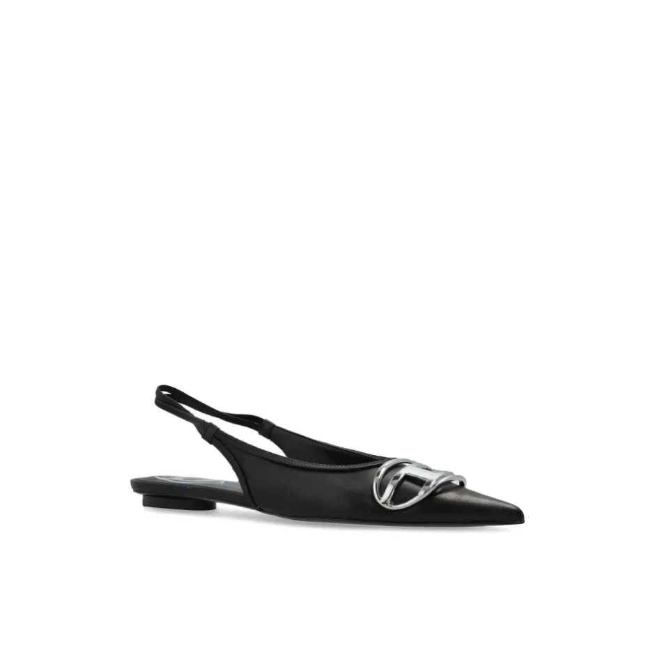 Sale Lædersko D-VENUS Dame Ballerina Sko